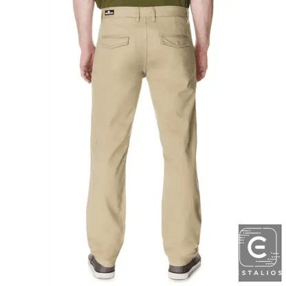 Vibrant Khaki Casual Pants for Effortless Everyday Style - Estalios
