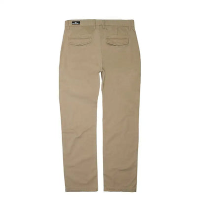 MCMLXV Men’s Signature Slim Fit Khaki Chino Pant in stylish khaki color