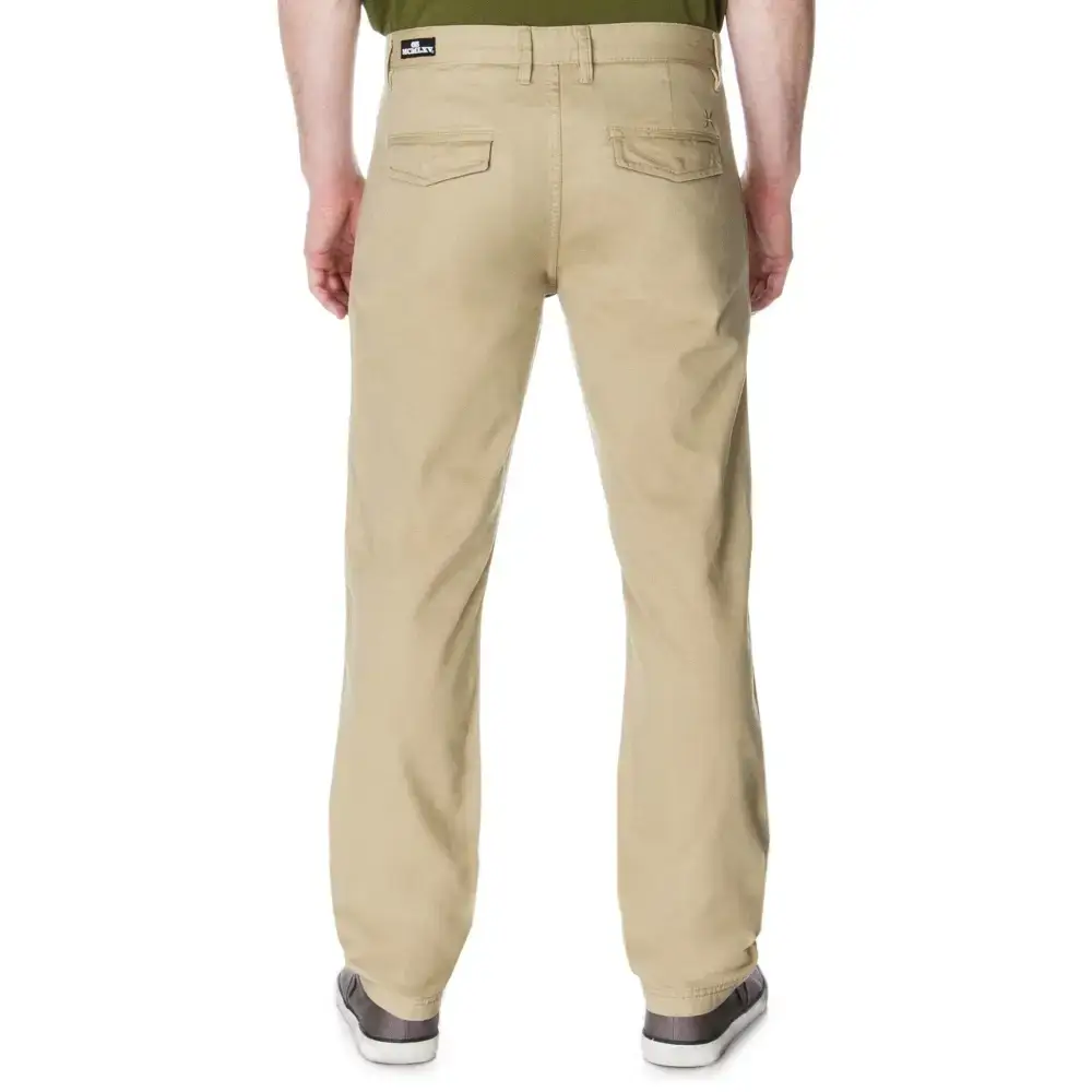 MCMLXV Mens Signature Slim Fit Khaki Chino Pant in stylish khaki color