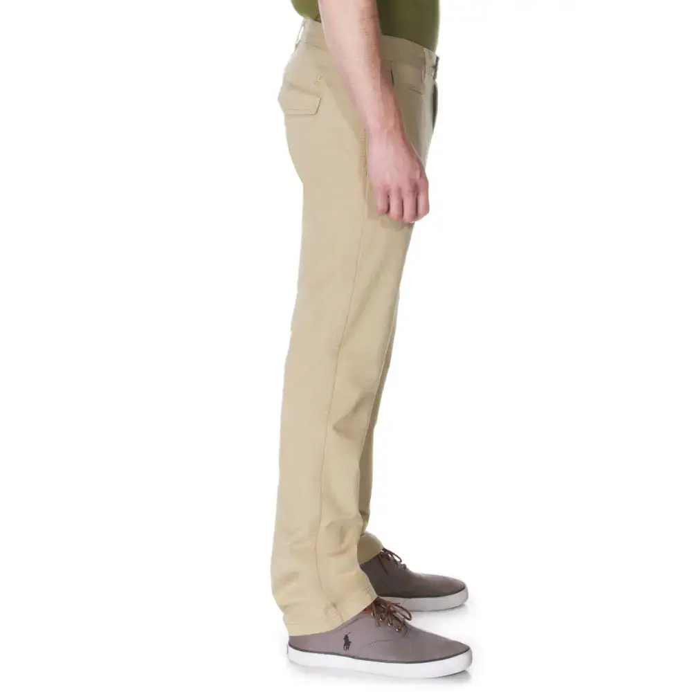 MCMLXV Men’s Signature Slim Fit Khaki Chino pant perfect for casual looks