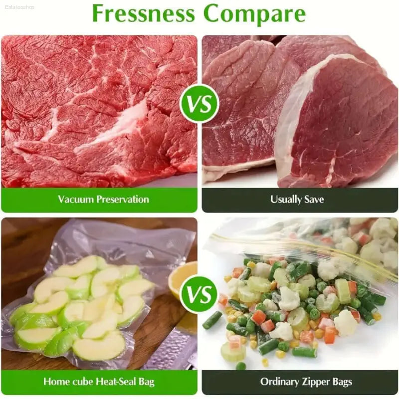 Food preservation comparison.