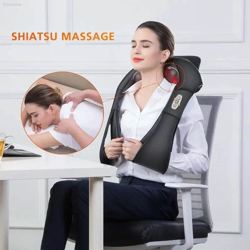Shiatsu neck and shoulder massager.