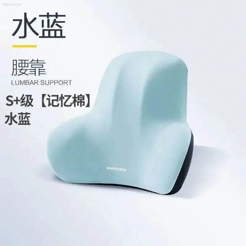 Memory Foam Lumbar Back Cushion for Pain Relief Support - Estalios