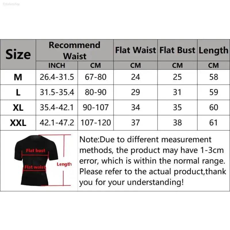 Men Body Shapers Fitness Elastic Tight Fitting Shirt Tank Top - Estalios