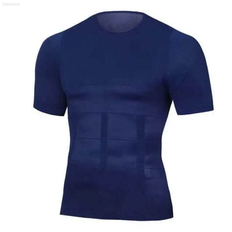 Men Body Shapers Fitness Elastic Tight Fitting Shirt Tank Top - Estalios