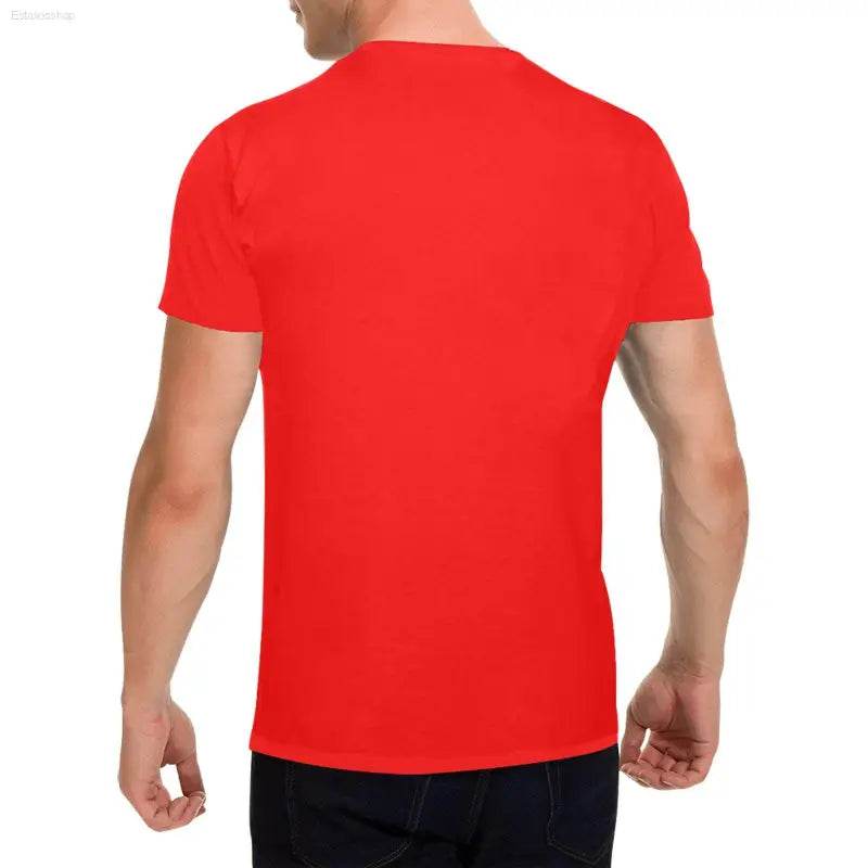 Men - Heavy Cotton T-Shirt - Front Print （Made in USA，Ships to USA Only） - Estalios