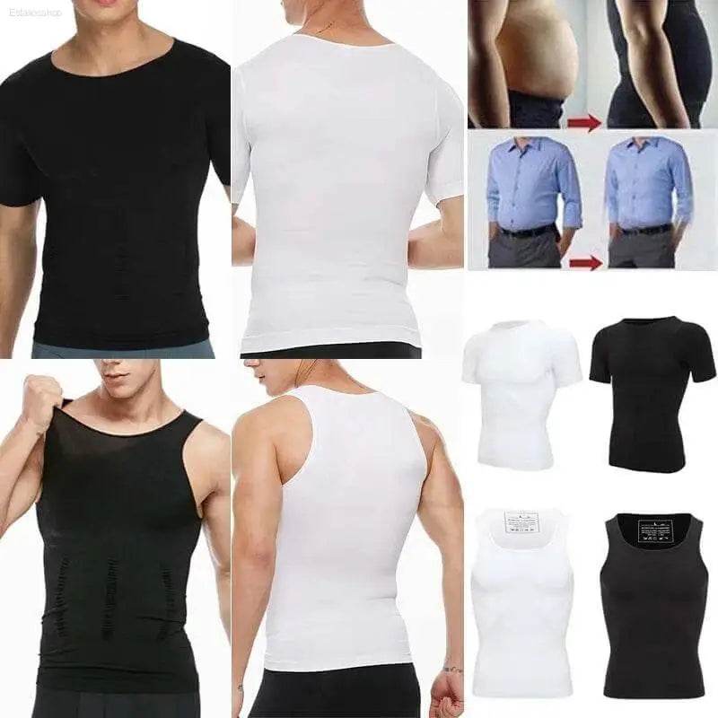 Men Slimming Body Shaper Belly Control Vest for Posture - Estalios