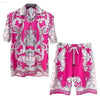 Men Vacation Casual Beach Shorts Set for Ultimate Comfort - Estalios
