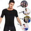 Men Weight Loss Shapewear T-Shirt Slimming Compression Shirt - Estalios