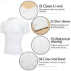 Men Weight Loss Shapewear T-Shirt Slimming Compression Shirt - Estalios