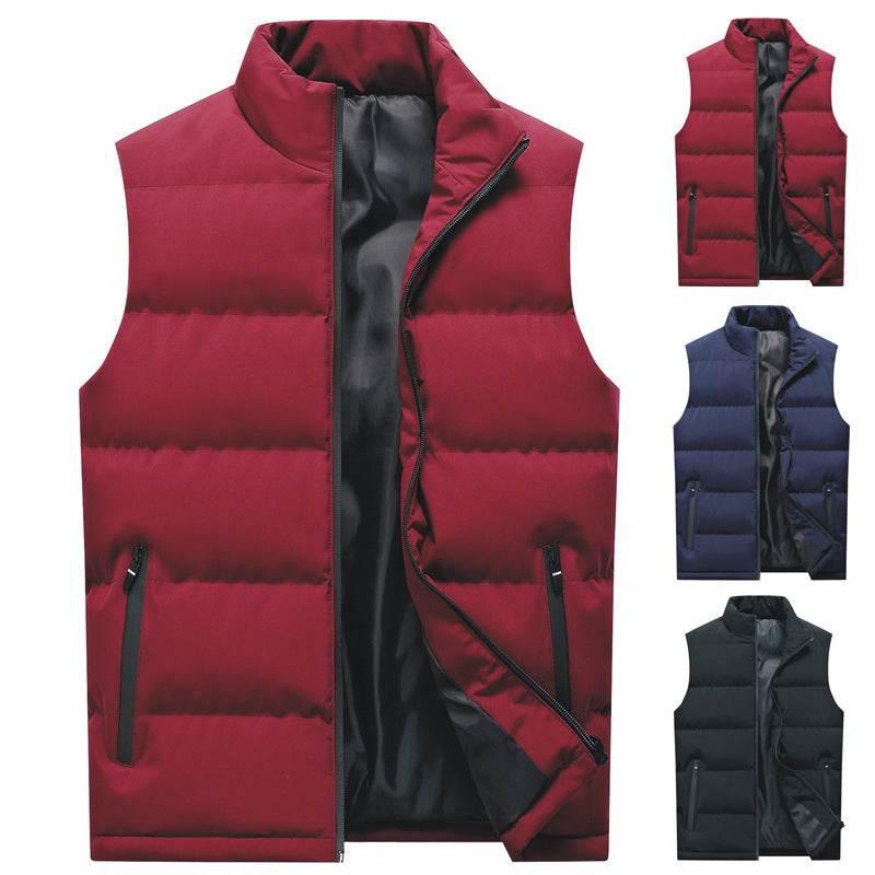 Sleeveless Swagger Black Puffer Vest - Estalios