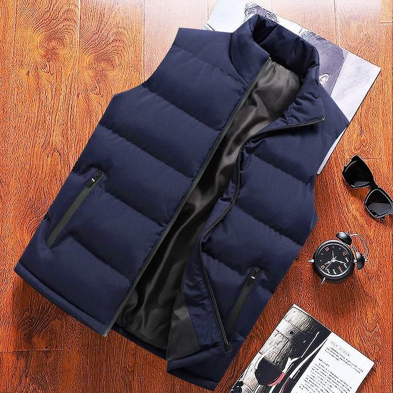 Sleeveless Swagger Black Puffer Vest - Estalios