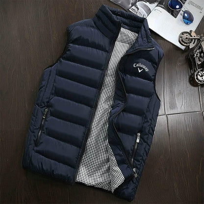 Sleeveless Swagger Black Puffer Vest - Estalios
