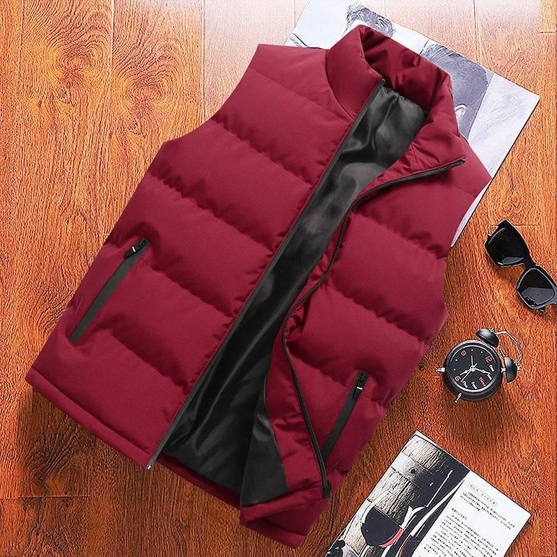 Sleeveless Swagger Black Puffer Vest - Estalios