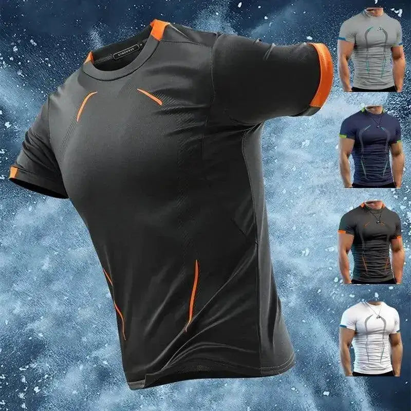 Men’s Compression Shirt in Navy Blue Color for XXL 75-80kg Size Range