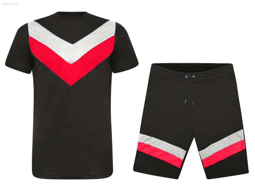Men's Casual Matching Short Set for Comfortable Outings - Estalios