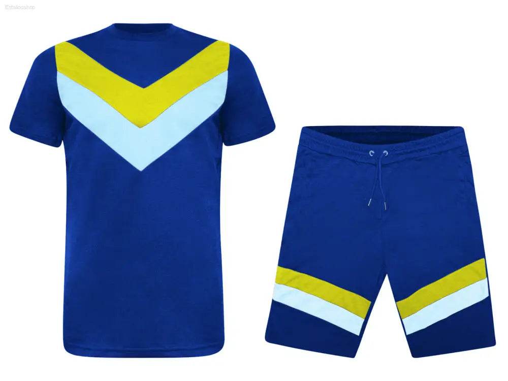 Men's Casual Matching Short Set for Comfortable Outings - Estalios