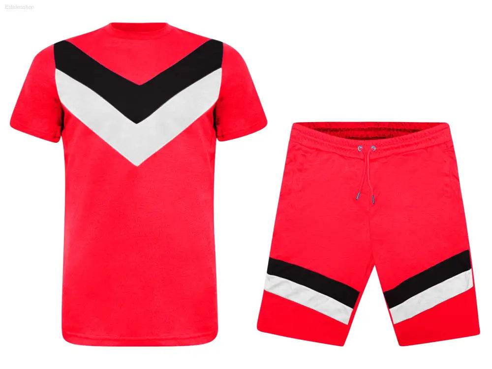 Men's Casual Matching Short Set for Comfortable Outings - Estalios