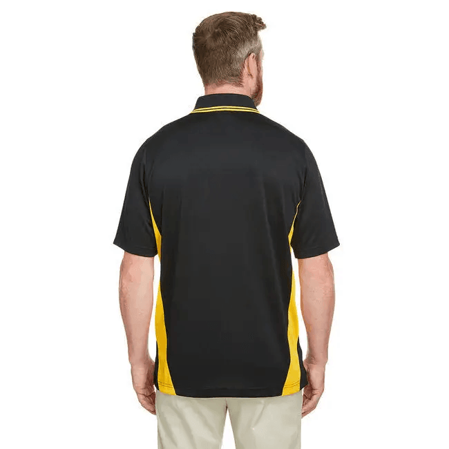 Flash Strike Polo: Protection Plus Colorblock! **flash Strike Polo: Black and Yellow Domination** Ready to Electrify your Wardrobe? the Flash Strike - Estalios