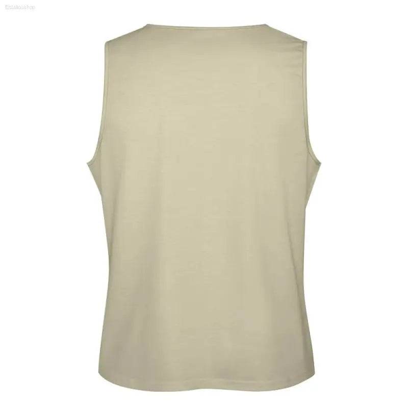 Beige tank top.