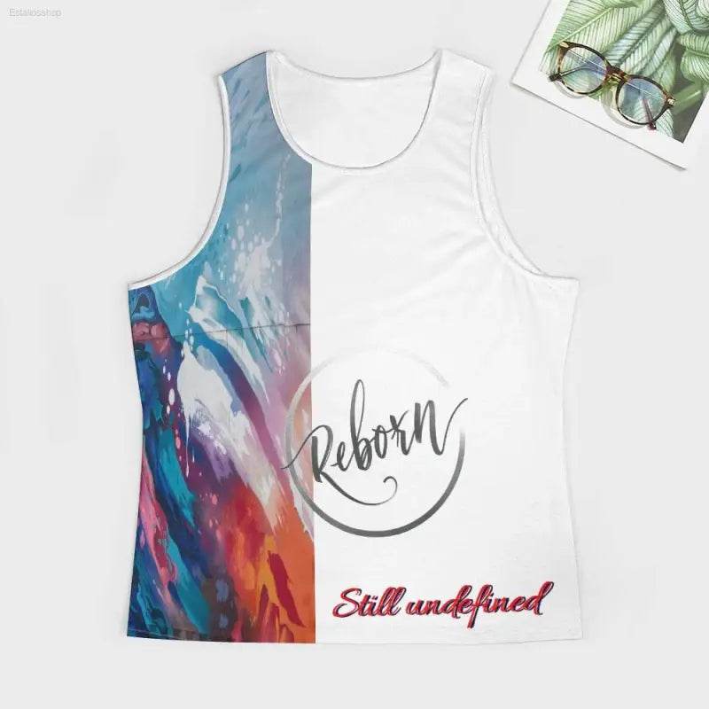Printed tank top.