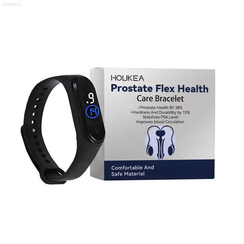 Men's Care Silicone Bracelet for Comfort and Improved Circulation for Prostate Health - Estalios