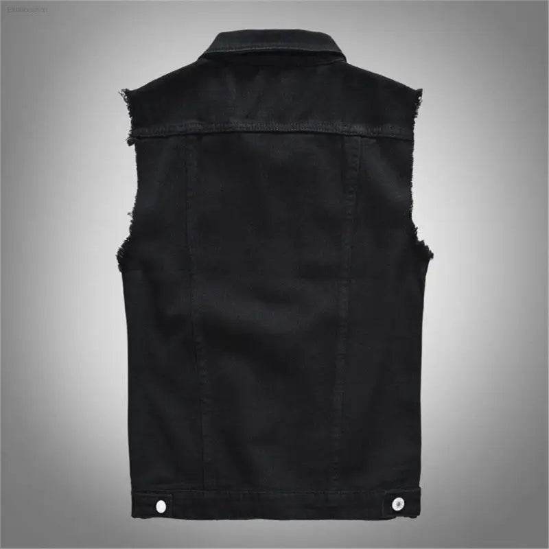 Men's New Fashion Sleeveless Denim Vest for Autumn Casual Wear - Estalios