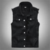 Men's New Fashion Sleeveless Denim Vest for Autumn Casual Wear - Estalios
