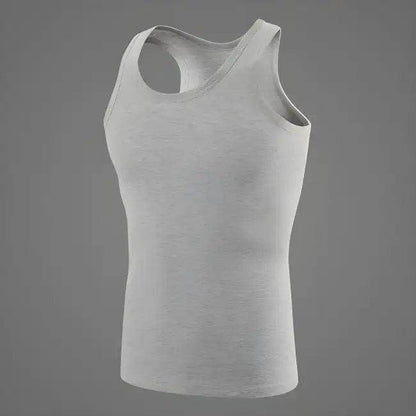 Men’s Pure Cotton Tank Top for Comfortable Sports Training - Estalios