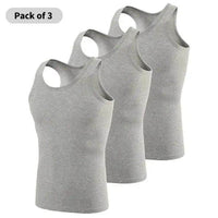 Men's Pure Cotton Vest Tank Top Set for Comfort Fitness - Estalios