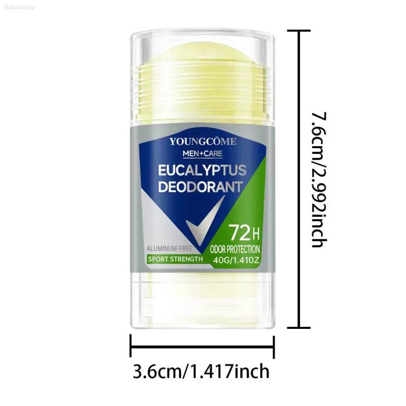Advanced Men's Roll-On Deodorant - Long-Lasting Odor Protection & Fast-Dry Formula for All-Day Freshness - Estalios