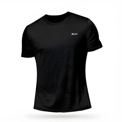 Stylish black running t-shirt from Mens Soccer Running Shirts & Jerseys collection