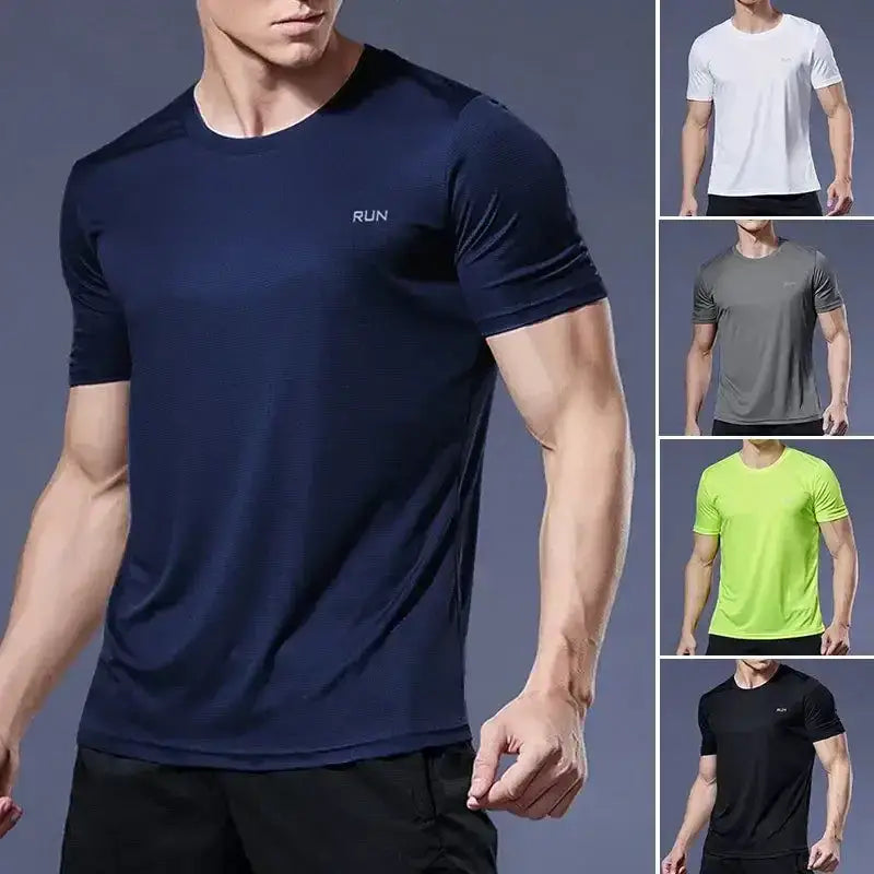 Men’s athletic t-shirts for soccer and running, perfect for jersey sportswear enthusiasts