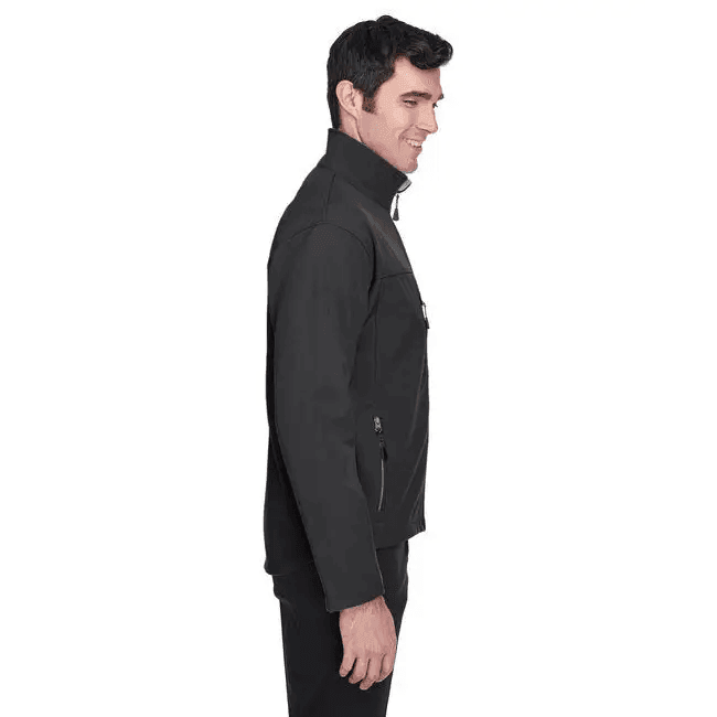 Men's Soft Shell Jacket - CHARCOAL - S for All-Weather Comfort - Estalios