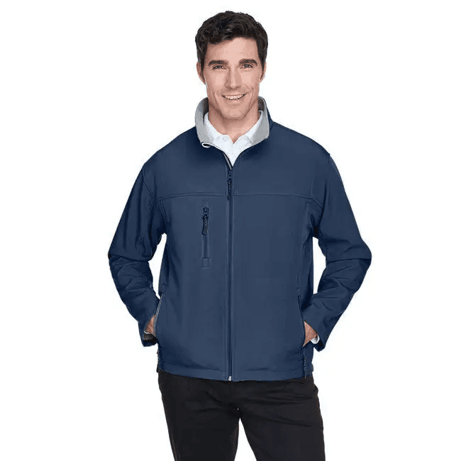 Men's Soft Shell Jacket - CHARCOAL - S for All-Weather Comfort - Estalios