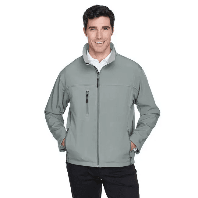 Men's Soft Shell Jacket - CHARCOAL - S for All-Weather Comfort - Estalios
