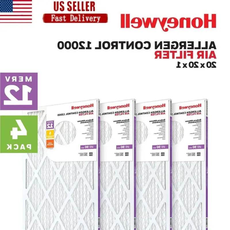 MERV 12 Pleated Air Filter 20x20x1 for Odor Control - Estalios