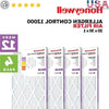 MERV 12 Pleated HVAC Air Filter 20x30x1 4 Pack Allergy Control - Estalios