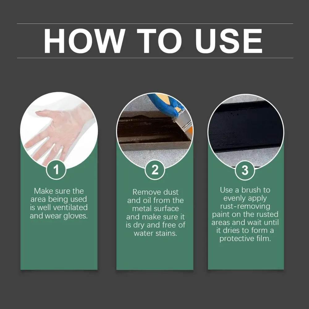 Metal Rust Removal Paint Quick Dry Durable Protection - Estalios