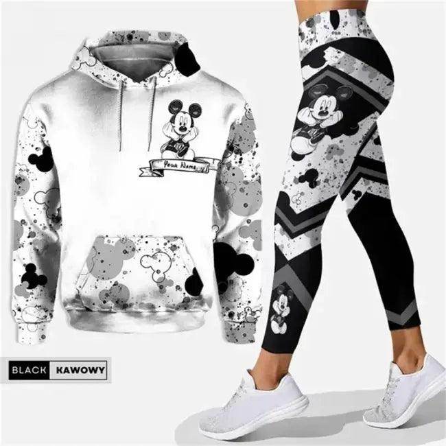 Cozy Disney Mickey and Minnie Magic Hoodie Leggings Set.