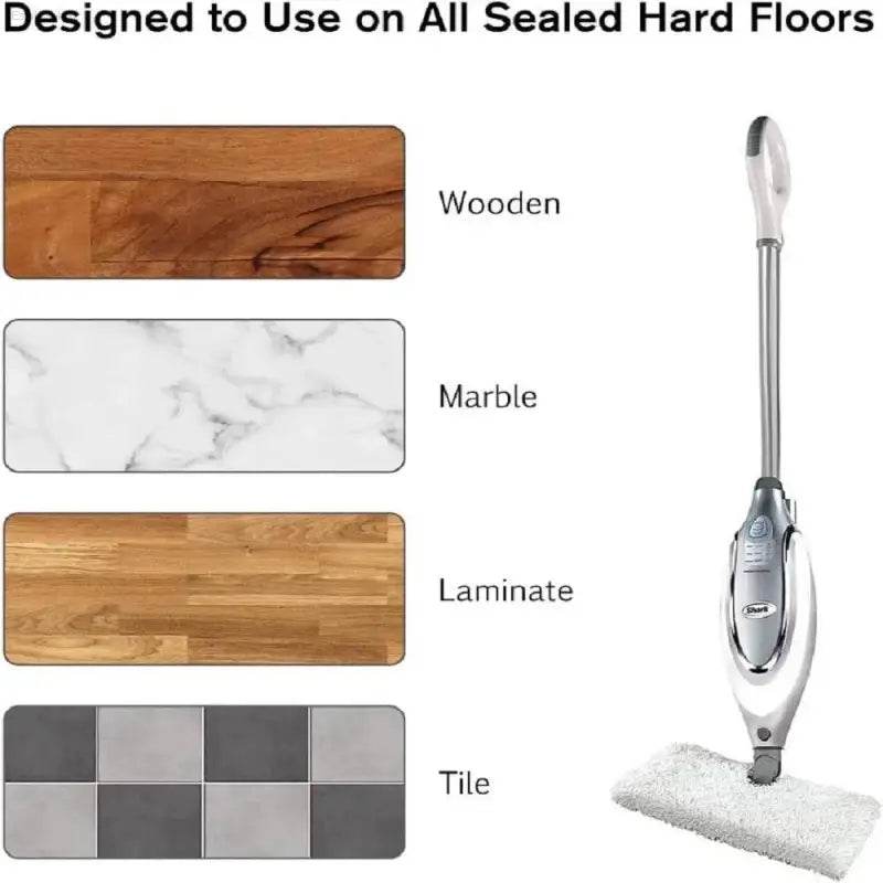 Supercharge your Cleaning: Microfiber Steam Mop Replacement Pads! **product Description** Upgrade your Cleaning Game with these Premium White Microfiber Mop Pads - Estalios