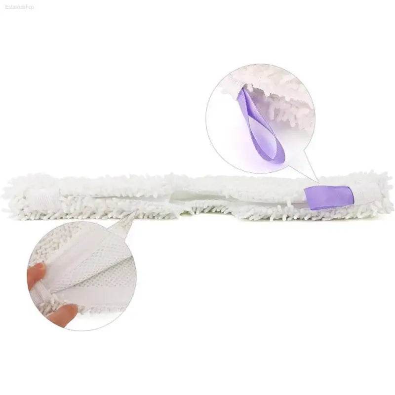 Supercharge your Cleaning: Microfiber Steam Mop Replacement Pads! **product Description** Upgrade your Cleaning Game with these Premium White Microfiber Mop Pads - Estalios