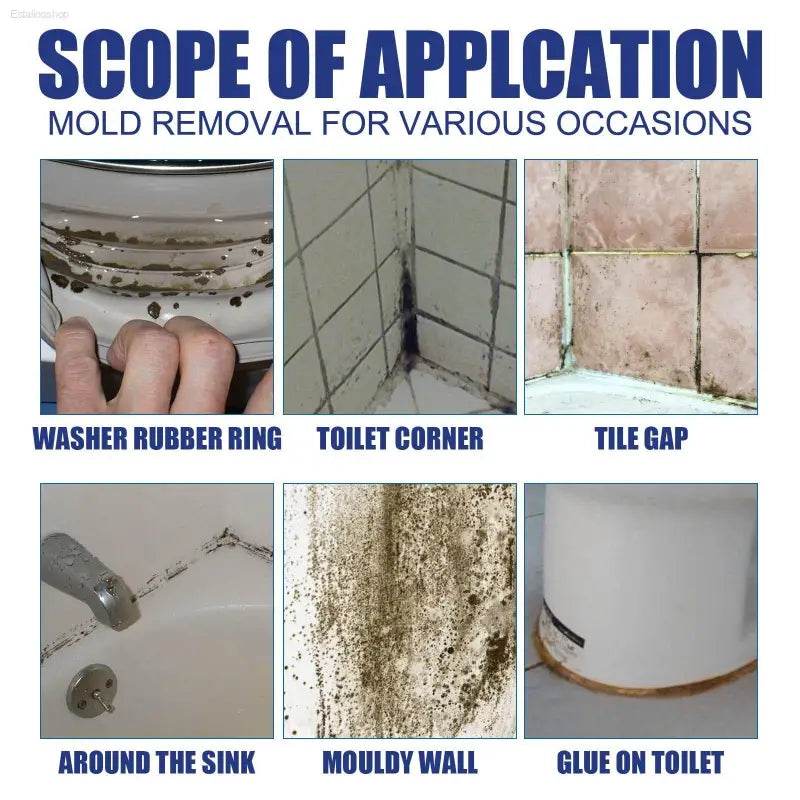 Mildew Remover Wall Toilet Wash Basin Mildew Removal Spray - Estalios