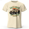 Military Off-Road Unisex WWII Jeep Graphic T-Shirt 100% Cotton - Estalios
