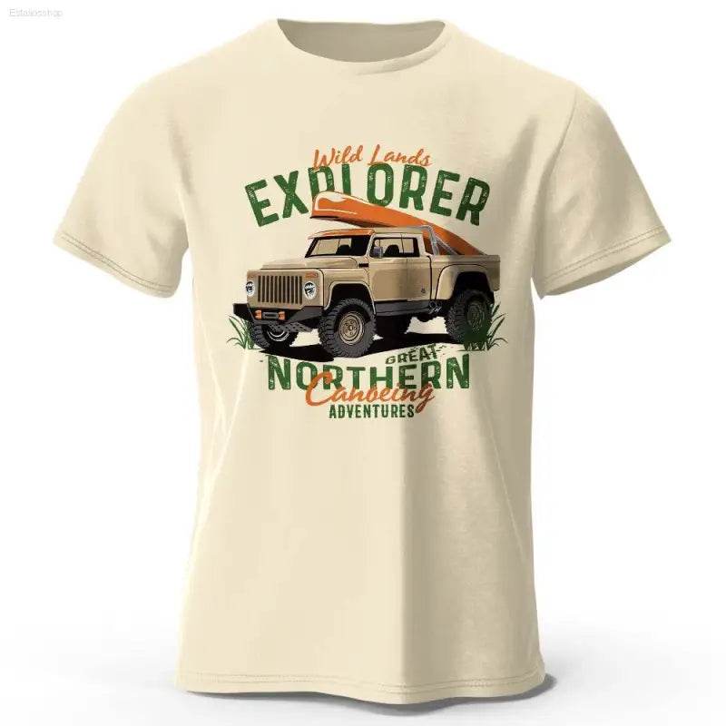 Military Off-Road Unisex WWII Jeep Graphic T-Shirt 100% Cotton - Estalios