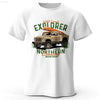 Military Off-Road Unisex WWII Jeep Graphic T-Shirt 100% Cotton - Estalios