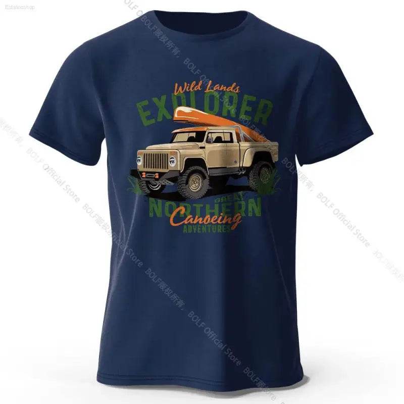 Military Off-Road Unisex WWII Jeep Graphic T-Shirt 100% Cotton - Estalios