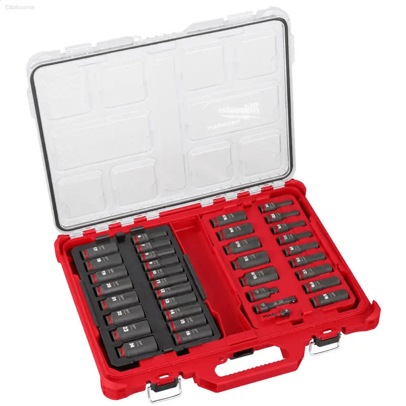 Milwaukee Tool SHOCKWAVE Impact Duty Socket 36PC Set - Estalios