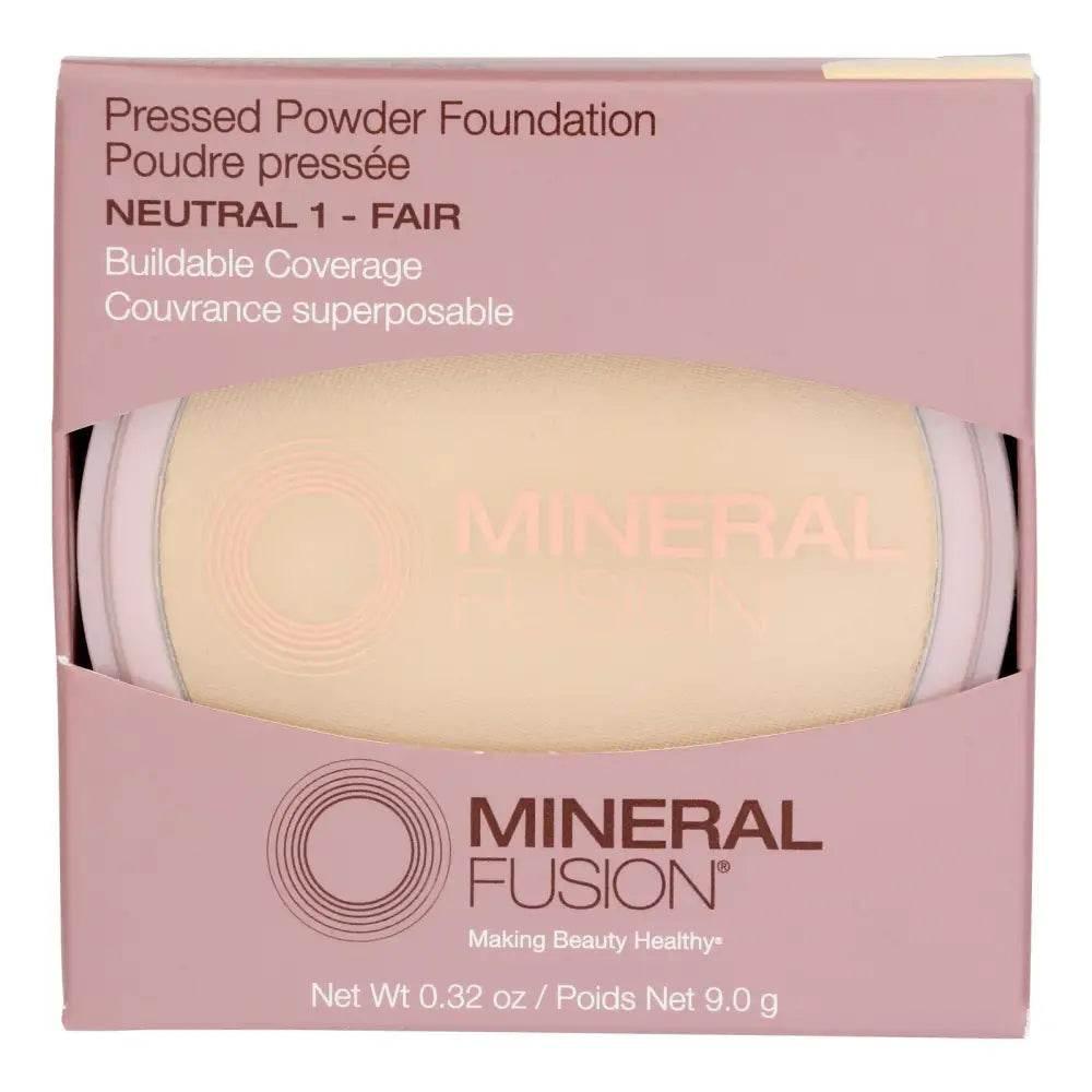 Mineral Fusion Pressed Base Ntrl 1 for Flawless Skin - Estalios