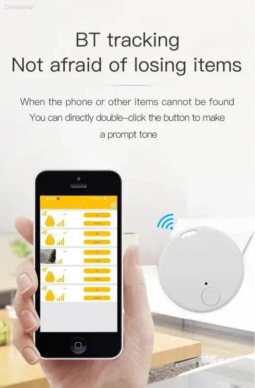 Bluetooth tracking device.